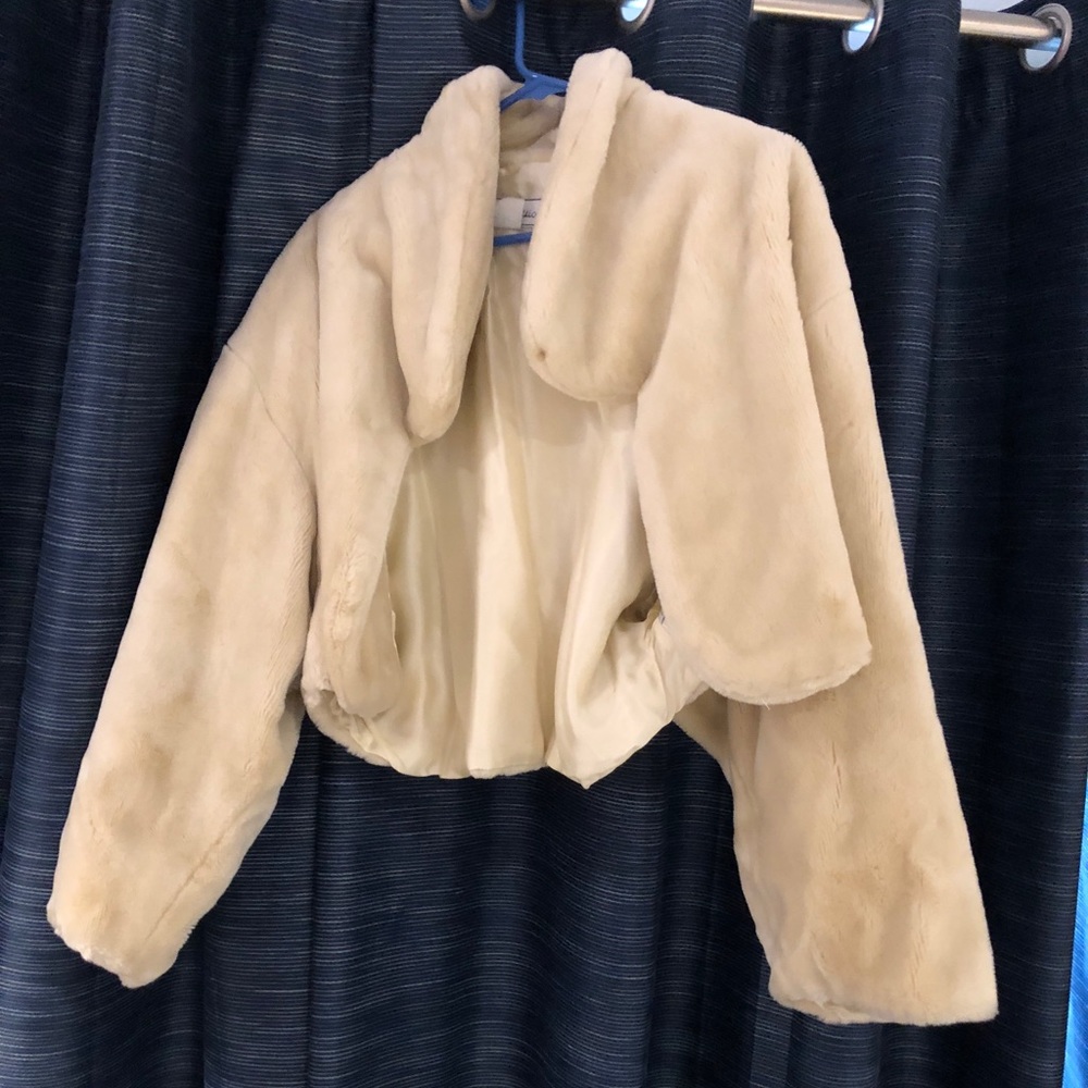 N and B classic fur coat